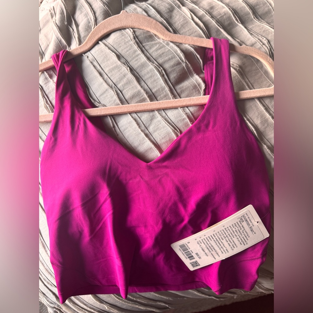 NWT Lululemon 8 Align Tank Top Light Support A/B Cup Ripened Raspberry - Picture 6 of 8